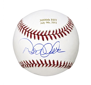 Derek Jeter Signed ‘3000th Hit’ Commemorative Baseball #11/200 (Steiner and MLB Auth)